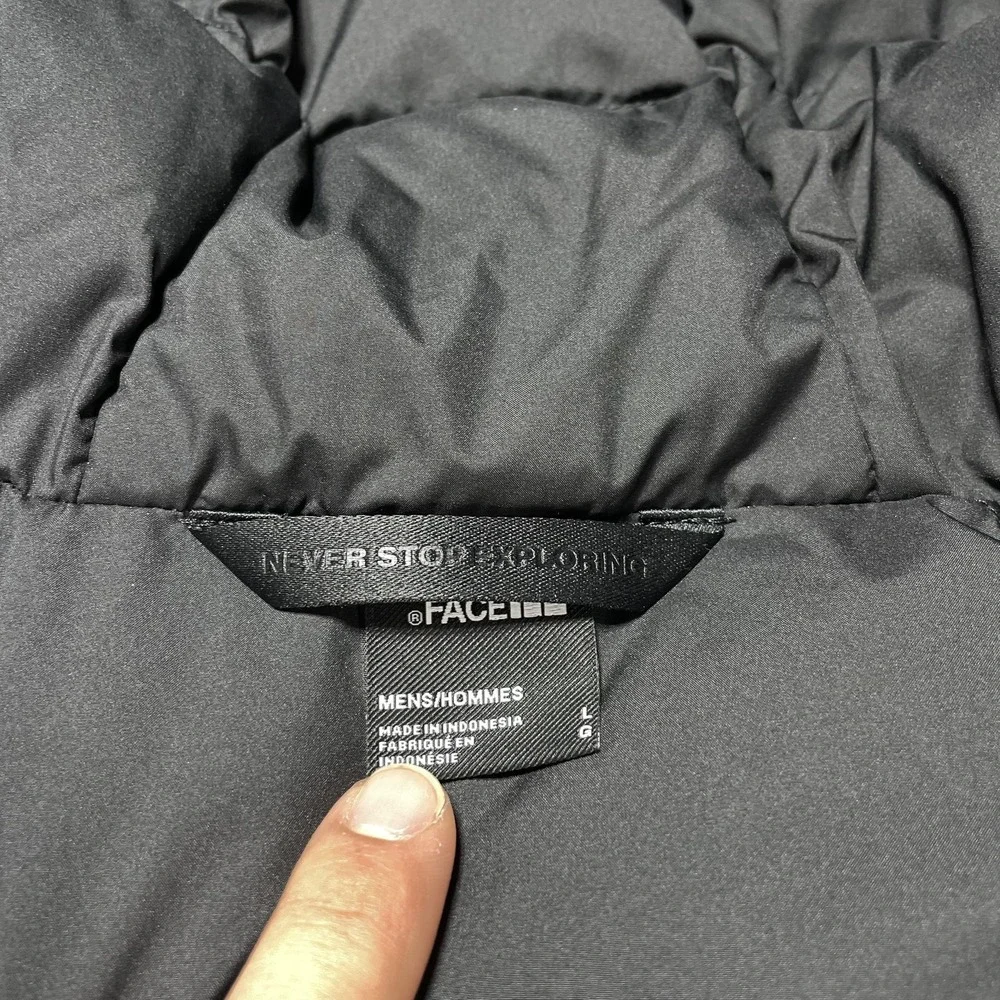 The North Face Coat Mens‎ Large Black Bedford Down Parka DryVent Faux Fur Hood